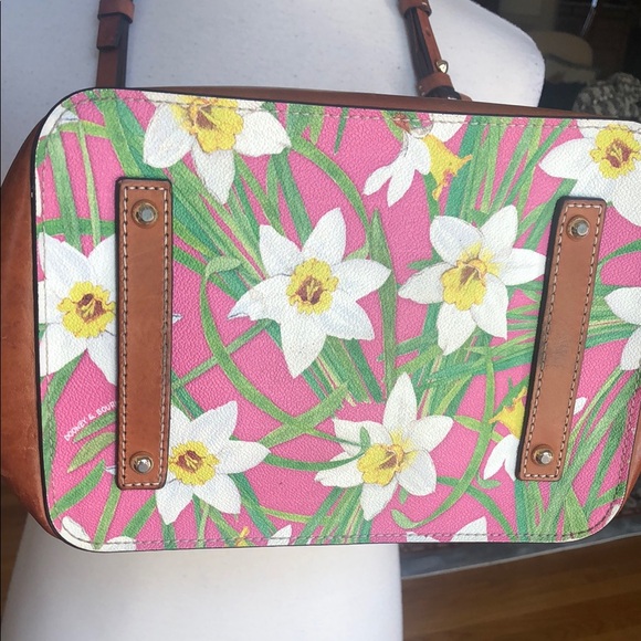 Dooney & Bourke Pink Floral Shoulder Bag - Picture 2 of 15